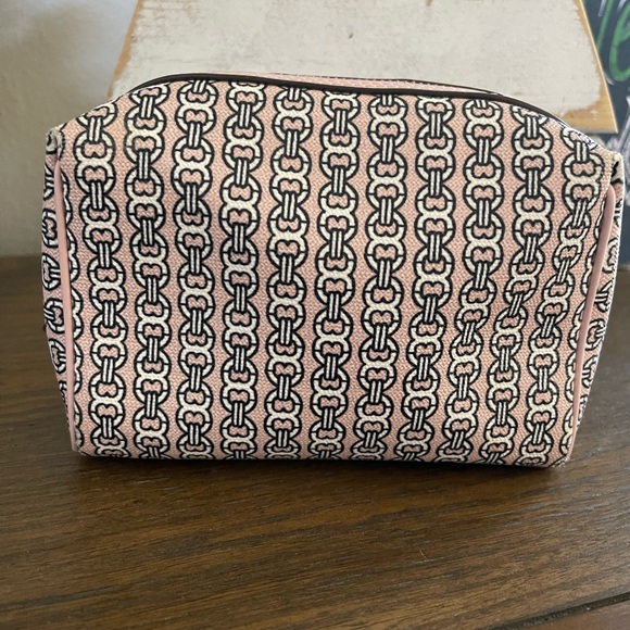 Tory Burch Gemini Link Mini Canvas Cosmetic Case - Picture 3 of 4